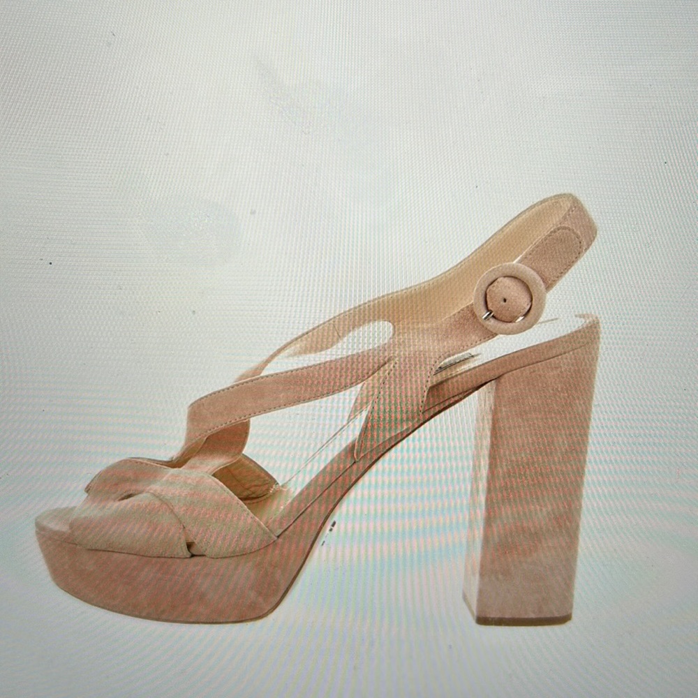PRADA Suede Slingback Sandal Size 10